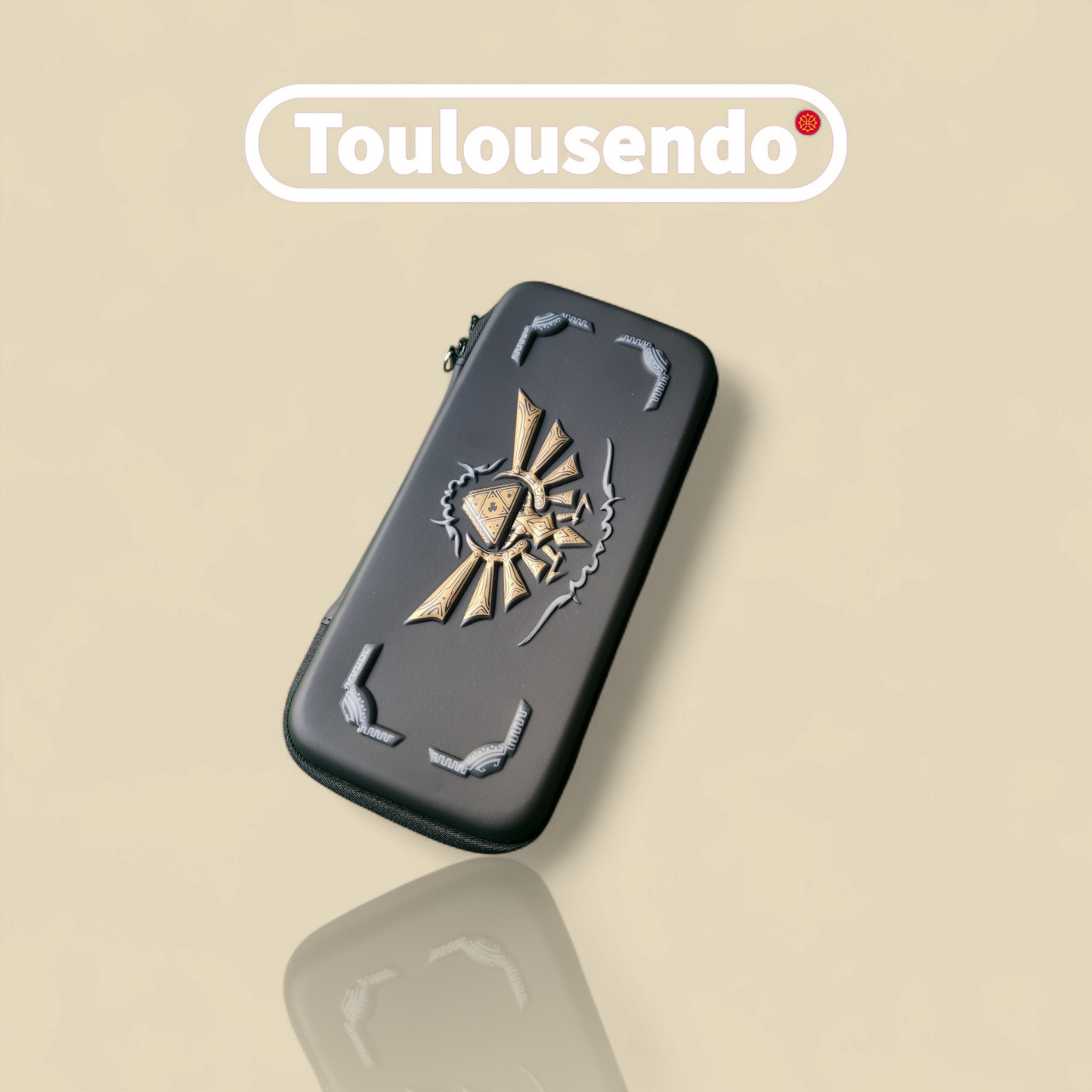 🎮 Sac de Rangement pour Nintendo Switch / OLED – Thème Zelda Sheikah Slate