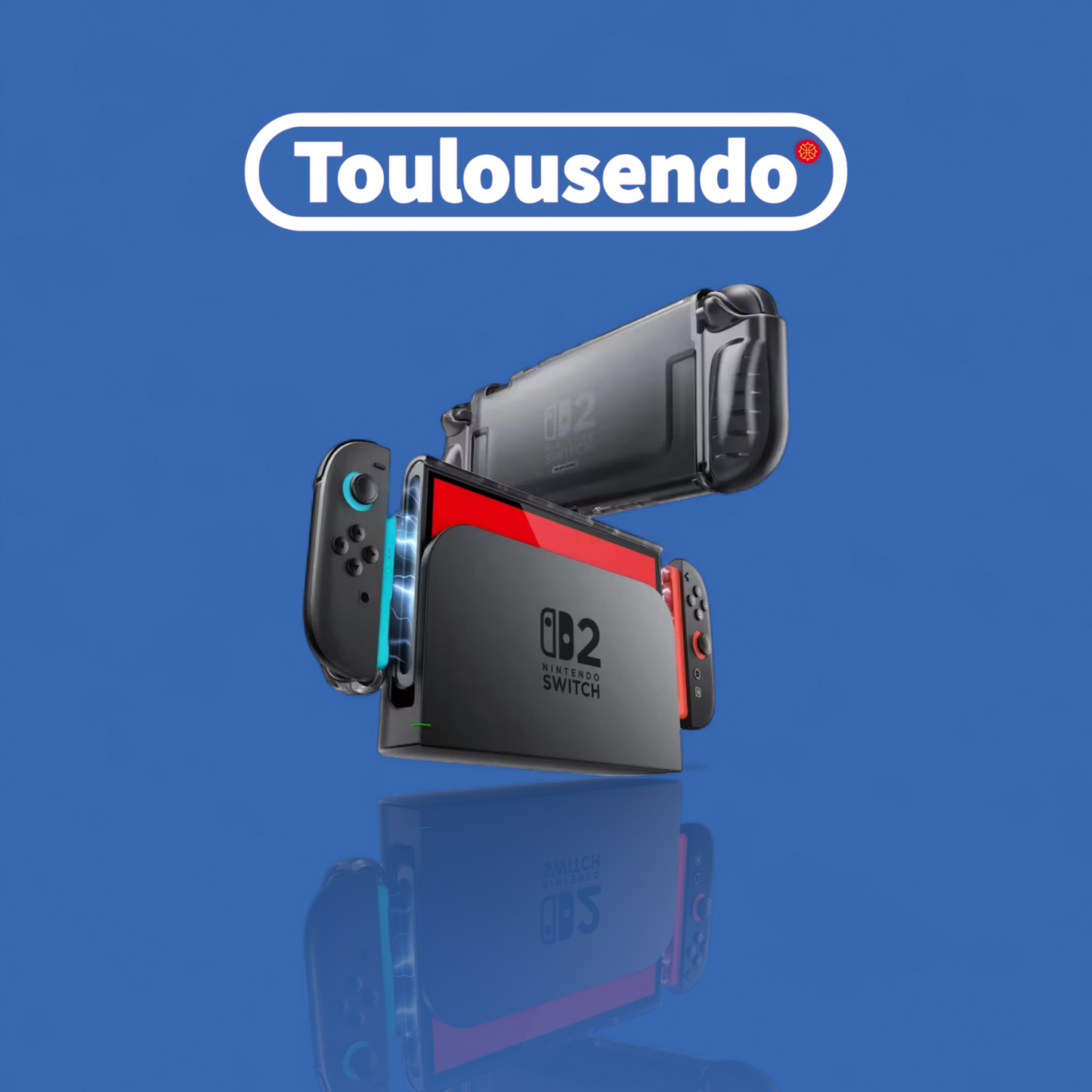 🛡️ SUPCASE – Coque de Protection Transparente pour Nintendo Switch 2 (2025)
