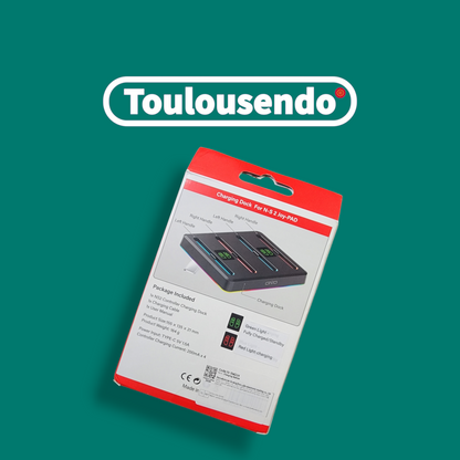 ⚡ Station de Charge Rapide pour Joy-Con – Compatible Nintendo Switch 2